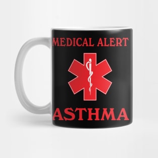 Medical Alert Asthma Mug